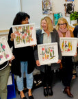‘Togetherness’ Beginners Sip and Create - Collage Workshop in Fremantle or Margaret River.