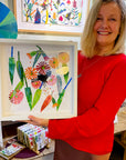 ‘Togetherness’ Beginners Sip and Create - Collage Workshop in Fremantle or Margaret River.