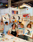 Children's Collage Workshop: Birds and Botanical.