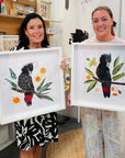 Black Cockatoo Dreaming  3.5 hour Workshop