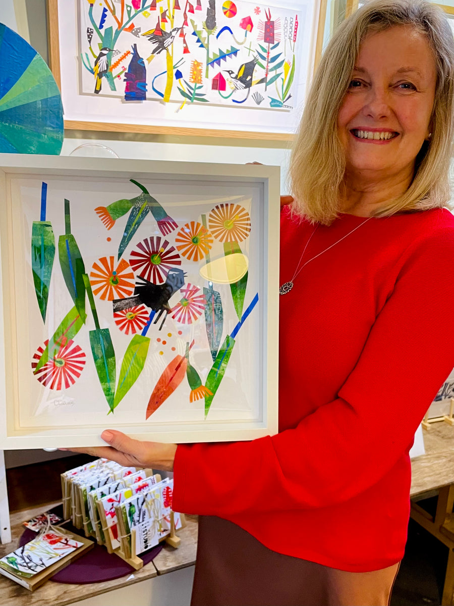 ‘Togetherness’ Beginners  Sip and Create - Collage Workshop in Fremantle or Margaret River.