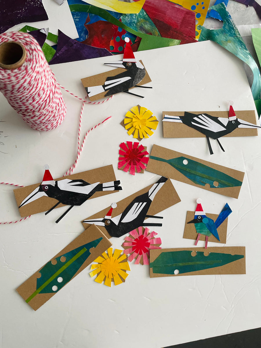 Flora & Fauna, Collage Xmas Workshops.