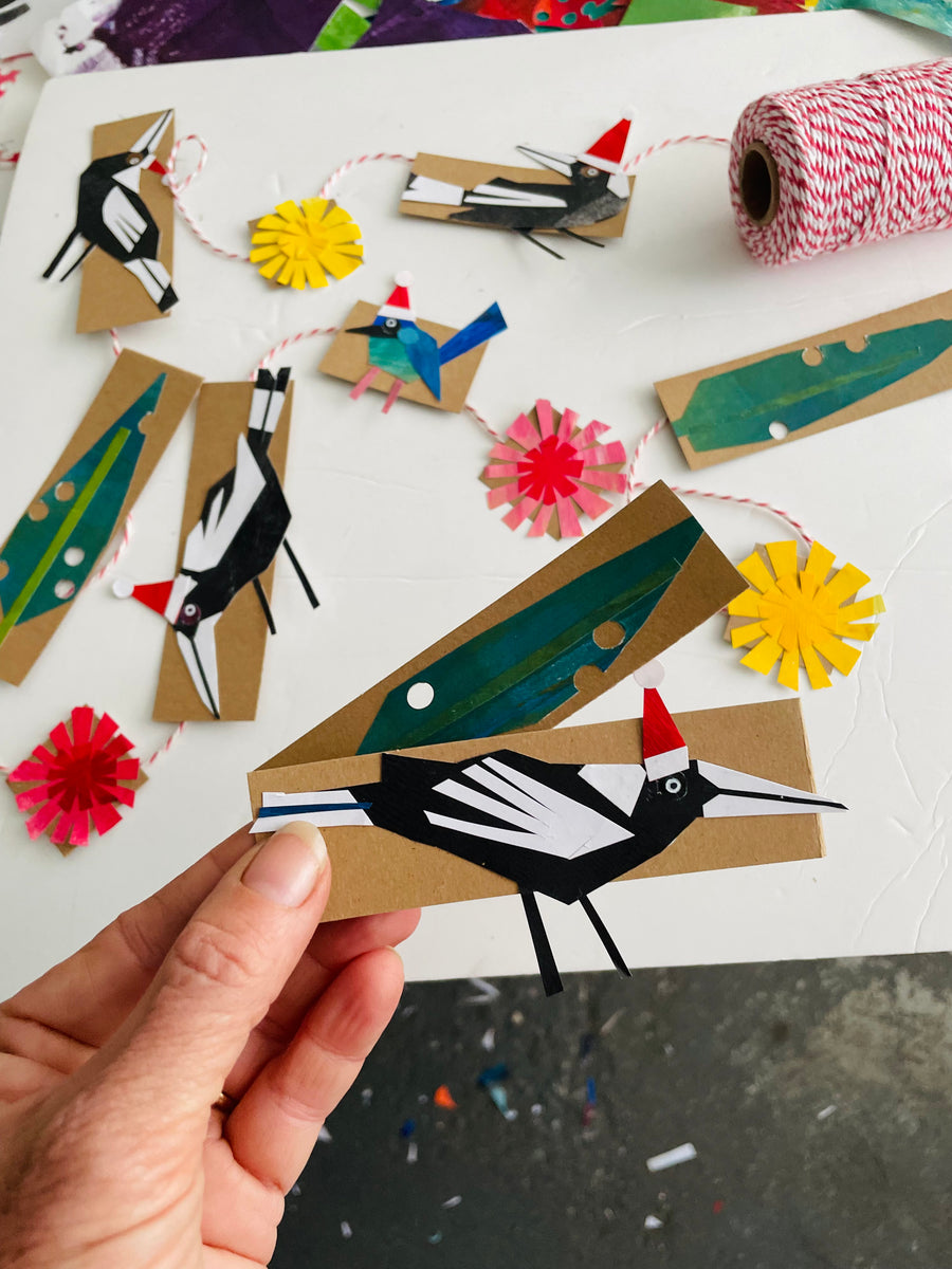 Flora & Fauna, Collage Xmas Workshops.