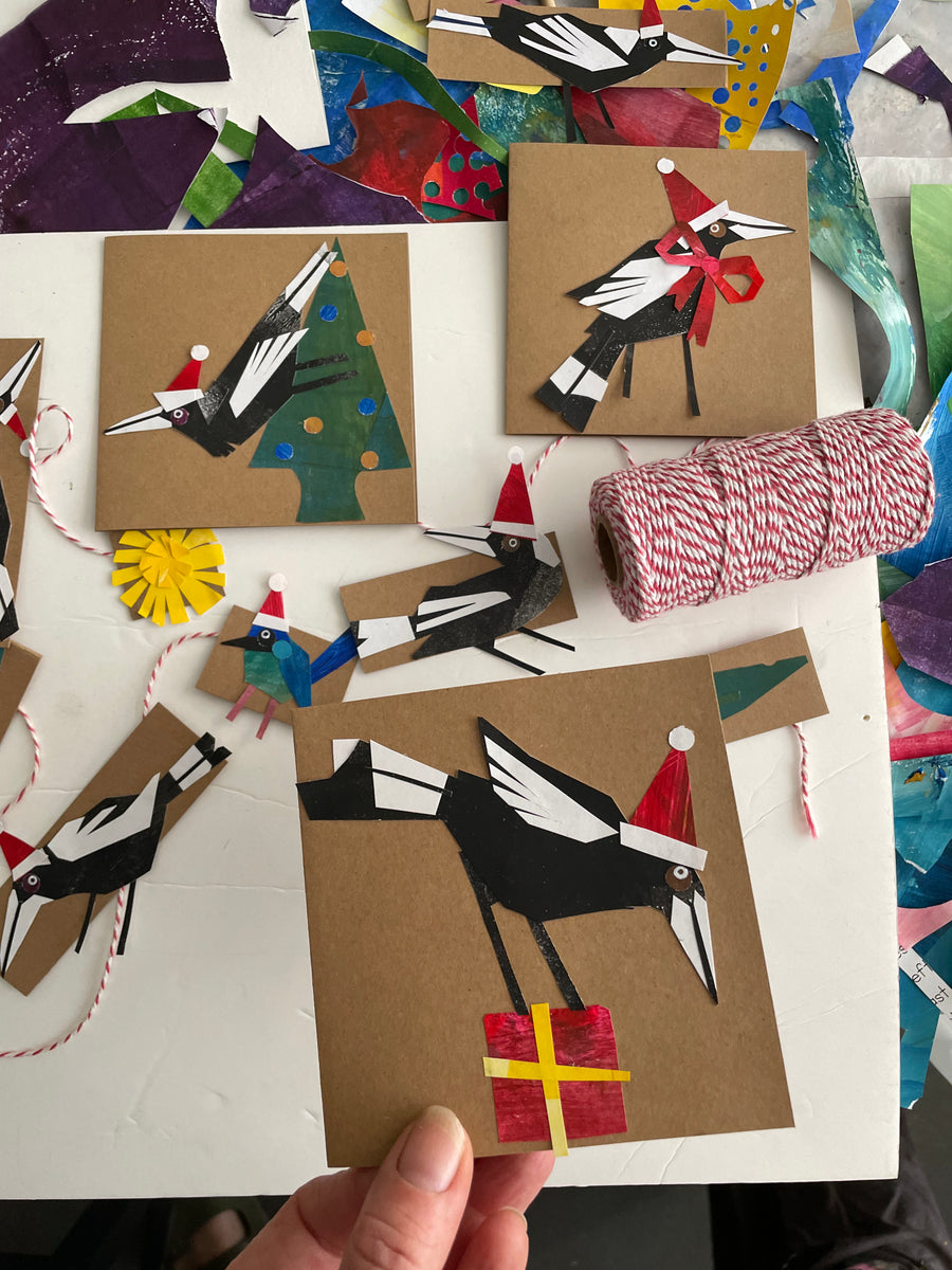 Flora & Fauna, Collage Xmas Workshops.